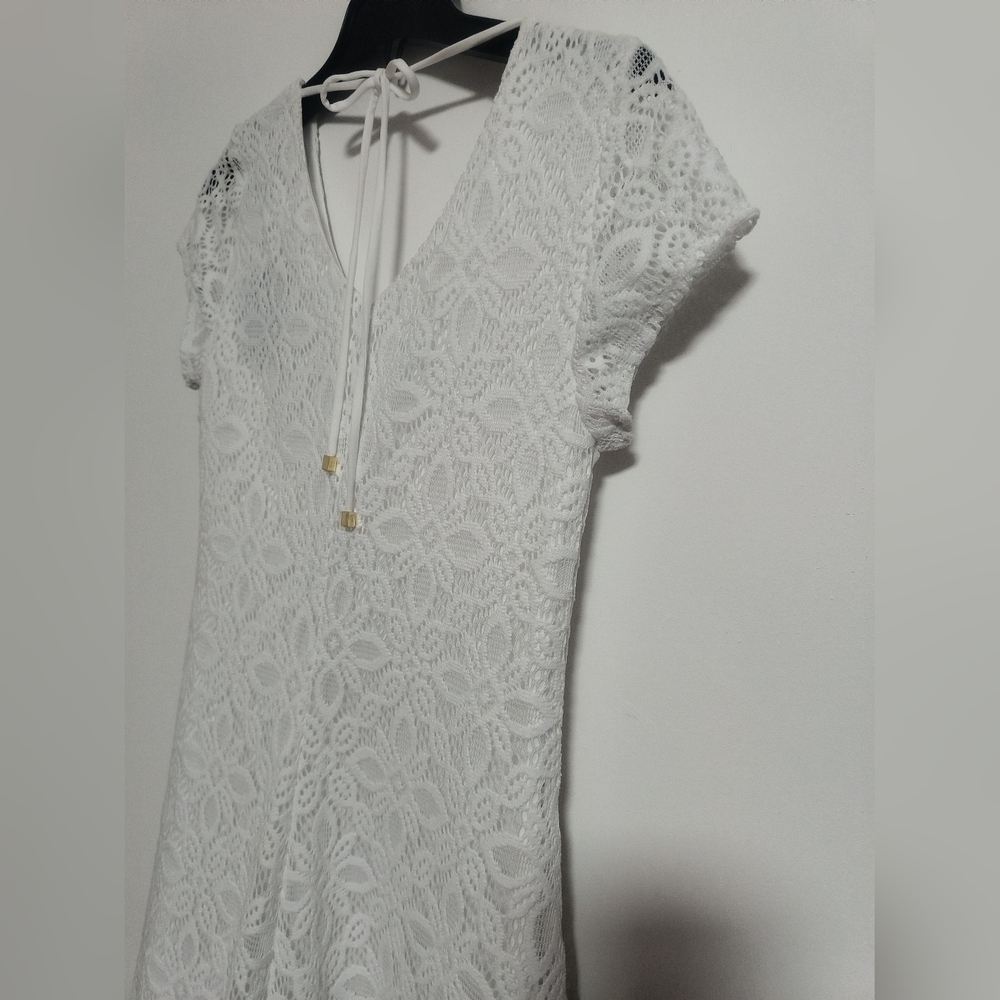 [5 x $20] New White Lace Mini Dress / Size S - Picture 5 of 9